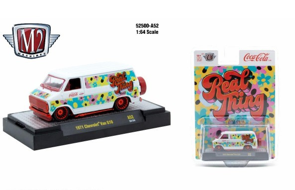 M2 Machines Coca-Cola Release A52 1971 Chevrolet Van G10 CHASE